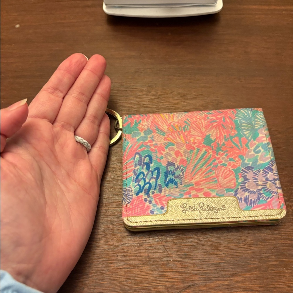Lilly Pulitzer Splendor in the Sand Snap ID Card Case NWT - Picture 6 of 10